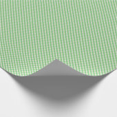 Personalisierte Gingham-Geschenkanhänger Geschenkpapier (Ecke)