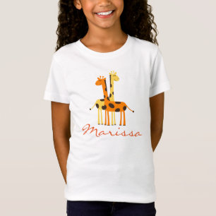 Personalisierte Giraffe-Babygeschenke T-Shirt