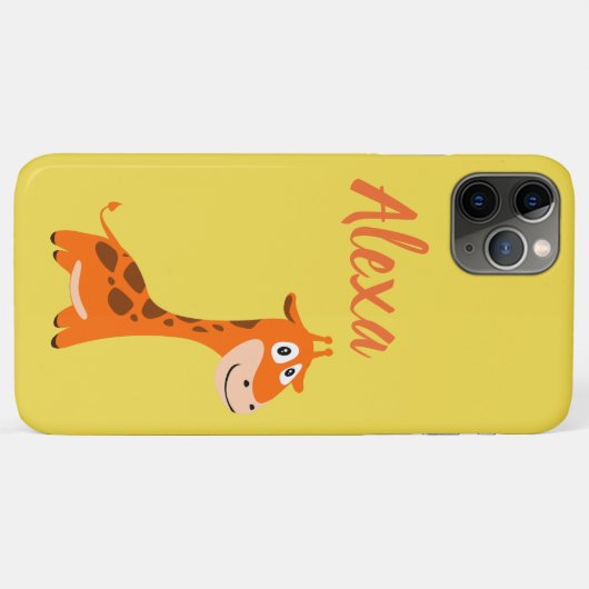 Personalisierte Giraffe Case-Mate iPhone Hülle (Rückseite (Horizontal))