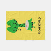 Personalisierte Giraffe Fleecedecke (Vorderseite (Horizontal))