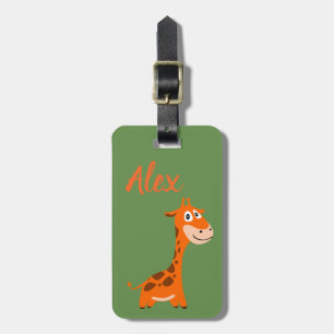 Personalisierte Giraffe Gepäckanhänger