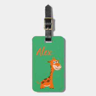 Personalisierte Giraffe Gepäckanhänger