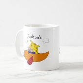 Personalisierte Giraffe Kaffeetasse (Vorderseite Links)
