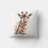 Personalisierte Giraffe Kissen (Vorderseite)