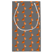 Personalisierte Giraffe Kleine Geschenktüte (Rückseite)