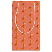 Personalisierte Giraffe Kleine Geschenktüte (Vorderseite)