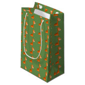 Personalisierte Giraffe Kleine Geschenktüte (Vorderseite Schrägansicht)