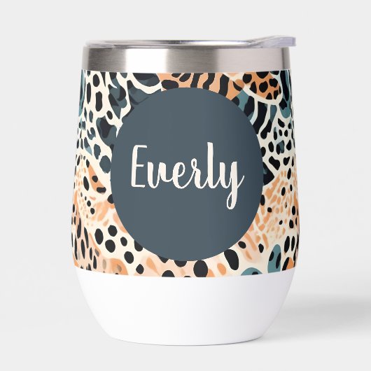 Personalisierte Giraffe Leopard Tierausdruck (Links)