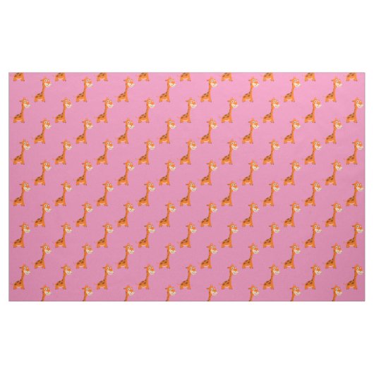 Personalisierte Giraffe Stoff (Fat Quarter (45,7 x 55,9 cm))