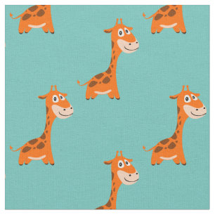 Personalisierte Giraffe Stoff