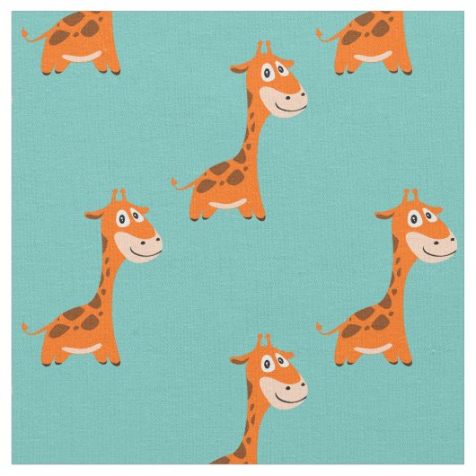 Personalisierte Giraffe Stoff (Nahaufnahme)