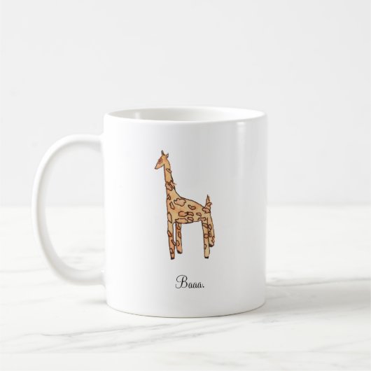 Personalisierte Giraffe-Tasse Kaffeetasse (Links)