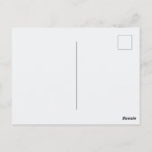 Personalisierte Giraffe und Kangaroo Geburtstagspa Postkarte (Rückseite)