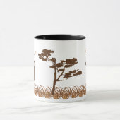 Personalisierte Giraffen-Safari-Tasse Tasse (Zentrum)