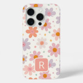 Personalisierte Girl-farbige Blume Muster Case-Mate iPhone Hülle (Rückseite)