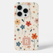 Personalisierte Girl-farbige Blume Muster Case-Mate iPhone Hülle (Rückseite)