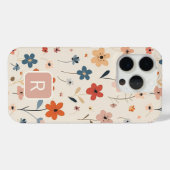 Personalisierte Girl-farbige Blume Muster Case-Mate iPhone Hülle (Rückseite (Horizontal))