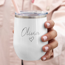 Personalisierte Girl mit Name & Herz