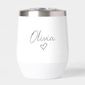 Personalisierte Girl mit Name & Herz (Vorderseite)