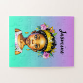 Personalisierte Girl-Prinzessin Puzzle (Horizontal)