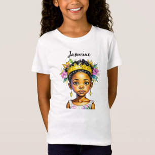 Personalisierte Girl-Prinzessin T-Shirt