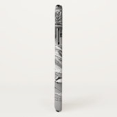 Personalisierte Girl Rose Gold Glitzer Glitzern Na Case-Mate iPhone Hülle (Hinten/Rechts)