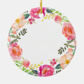 Personalisierte Girl Taufe Ornament (Hinten)