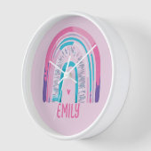 Personalisierte Girl-Uhr-Dekoration Uhr (Winkel)