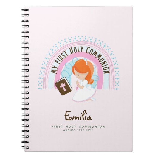 Personalisierte Girls Prayer Journal oder Bible St Notizblock (Vorderseite)