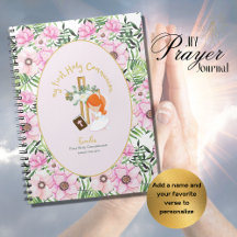 Personalisierte Girls Prayer Journal oder Bible St