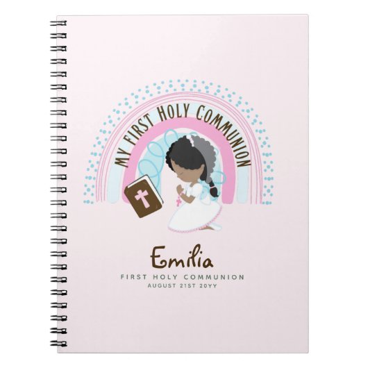 Personalisierte Girls Prayer Journal oder Bible St Notizblock (Vorderseite)