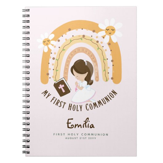 Personalisierte Girls Prayer Journal oder Bible St Notizblock (Vorderseite)