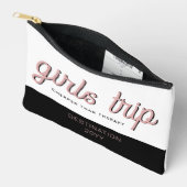 Personalisierte Girls Reisen billiger als Therapie Zubehörtasche (Offen)