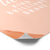 Personalisierte Girls Schlafzimmer Kunst, Dichtung Poster (Ecke)