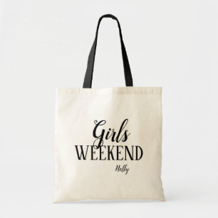 Personalisierte Girls Wochenende Tote Tasche