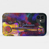 personalisierte Gitarrenmalerei Case-Mate iPhone Hülle (Rückseite (Horizontal))