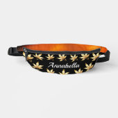 Personalisierte glänzende Herbstreben Bauchtasche (Vorderseite)