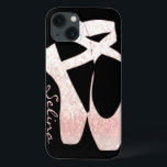 Personalisierte, glänzende, rosa Ballettschuhe Case-Mate iPhone Hülle<br><div class="desc">Personalisieren Sie ihn mit dem Namen des Empfängers oder passen Sie ihn mit Ihrem eigenen Text an. Sie können auch den Schriftart,  die Größe,  die Farbe des Textes ändern und verschieben. Oder löschen Sie den Text,  wenn Sie ihn lieber ohne haben möchten.</div>