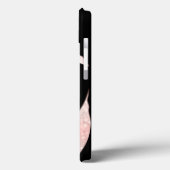 Personalisierte, glänzende, rosa Ballettschuhe Case-Mate iPhone Hülle (Rückseite / Links)