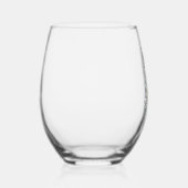 Personalisierte Glas mit aufgeräumter weißer Marge (Rechts)