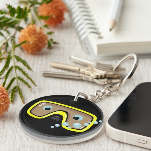 Personalisierte Gläser Schlüsselanhänger (Vorderseite rechts)