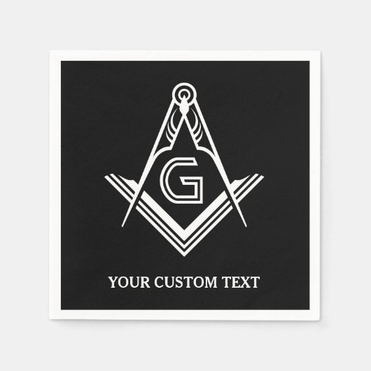 Personalisierte Glaskugeln und Tischdekorationen Serviette (Vorderseite)