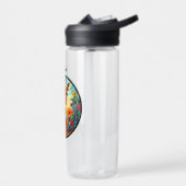 Personalisierte Glass Giraffe Trinkflasche (Links)