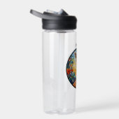 Personalisierte Glass Giraffe Trinkflasche (Rechts)