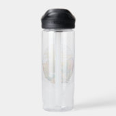 Personalisierte Glaswüste Trinkflasche (Rückseite)