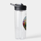 Personalisierte Glaswüste Trinkflasche (Rechts)