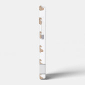 Personalisierte glatte rote Dackel Case-Mate iPhone Hülle (Rückseite / Links)