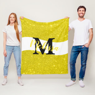 Personalisierte Glitter-Fleece-Decke Fleecedecke