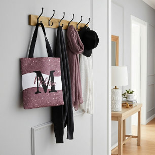 Personalisierte Glitter-Tragetasche Tasche