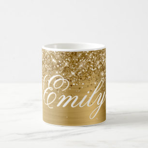Personalisierte Glitterie Kaffeetasse